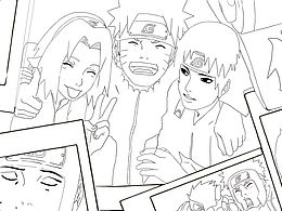火影忍者線(xiàn)稿