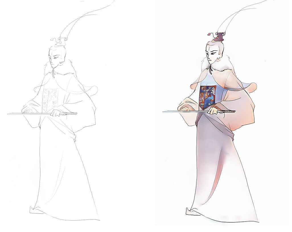 二维角色设计 —少数民族神话苗族古歌