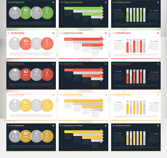 企业会议年终总结计划分析报表PPT模板