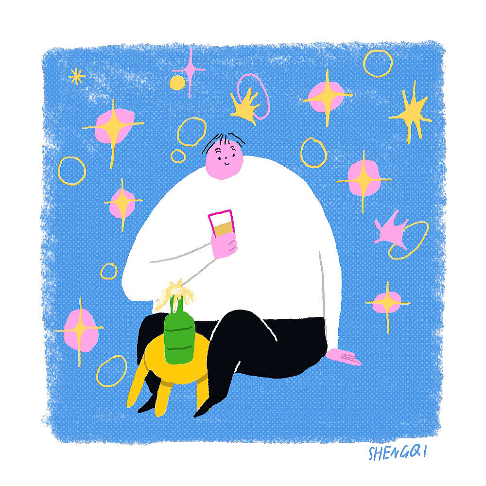 喝多了晕乎乎（图ZMjQ4NzY5MjAw） - 创作习作 - 站酷设计师傅大聪明原创素材 - 站酷ZCOOL