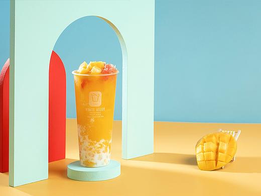 饮品摄影--白巷子奶茶
