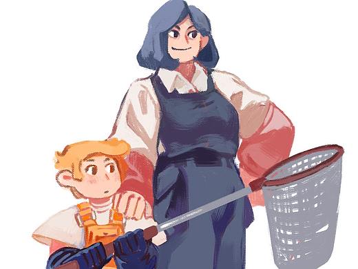 人物设计_捕鱼人frck&merl