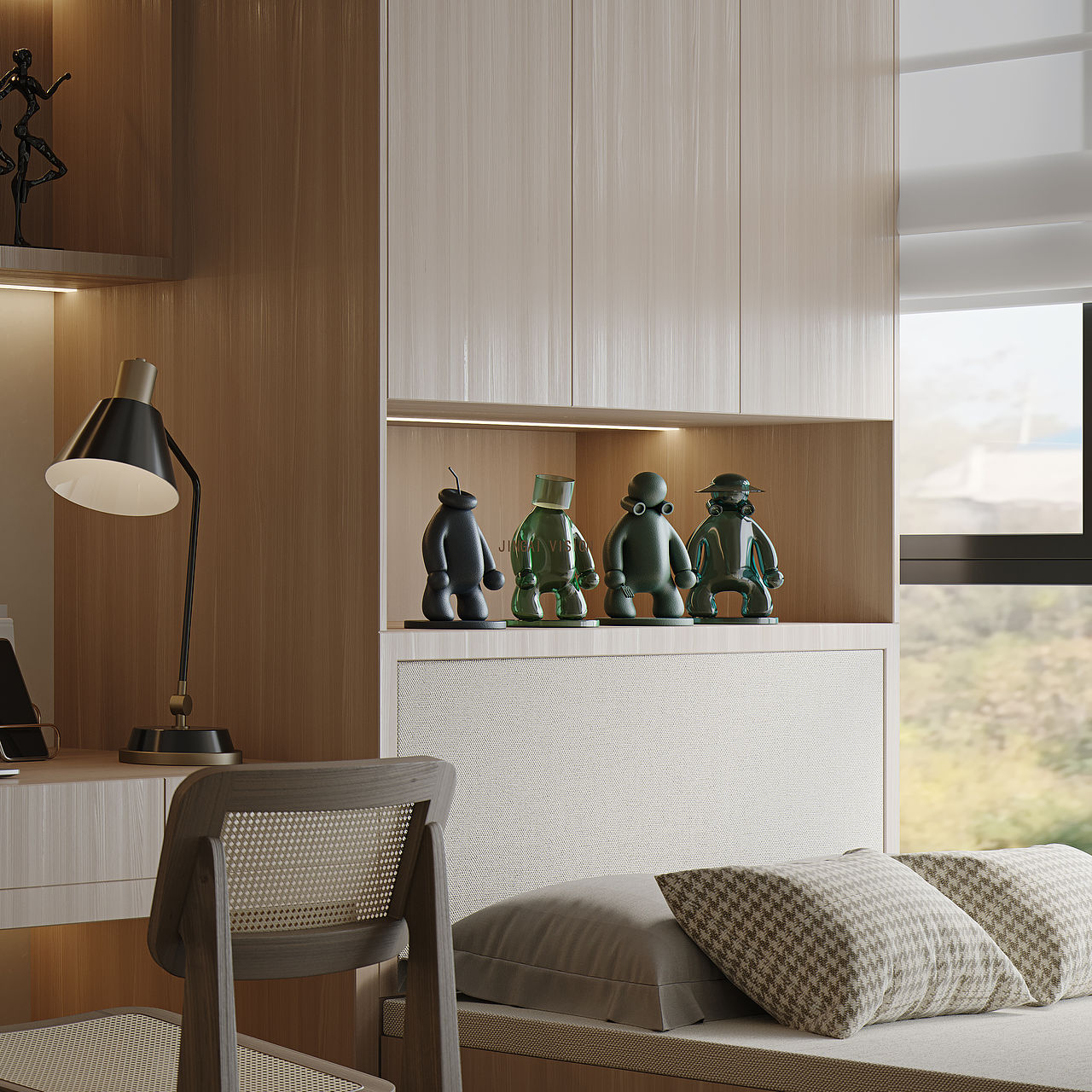 现代简约客餐厅卧室（图ZMjM4NDU5ODQw） - 家装设计 - 站酷设计师阳光勾勒般微笑原创素材 - 站酷ZCOOL