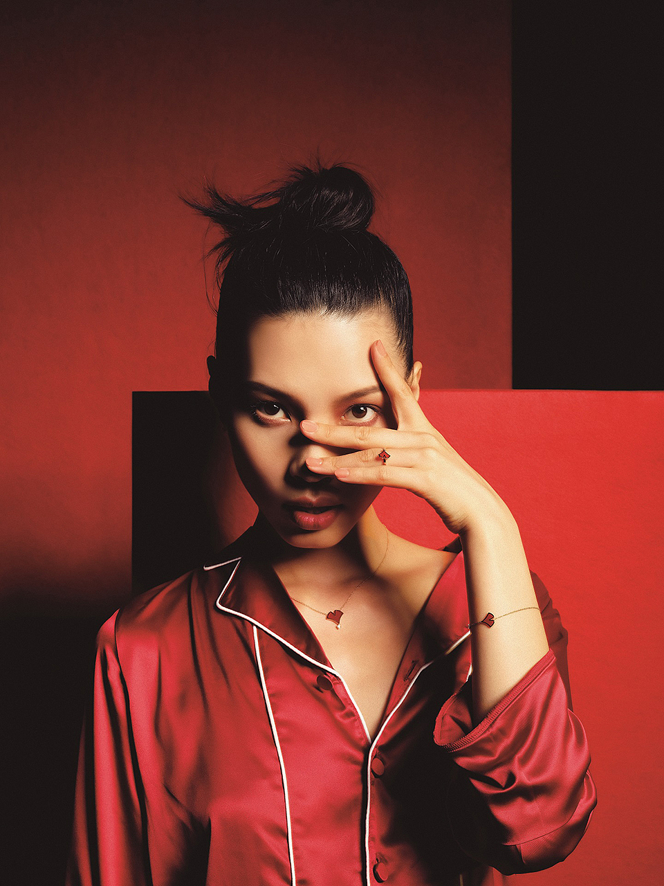 恒臣珠宝·银杏叶系列 —— 红玛瑙款