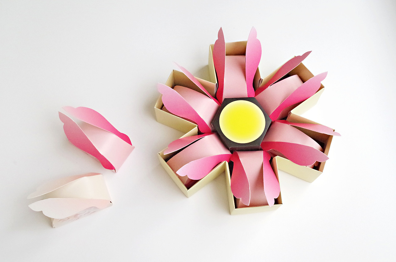 月饼盒包装设计 纸包装结构