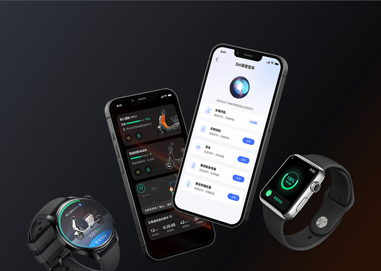 德国红点奖获奖作品——雅迪APP（图ZMzczMzIyODg0） - APP界面 - 站酷设计师云边旷野原创素材 - 站酷ZCOOL