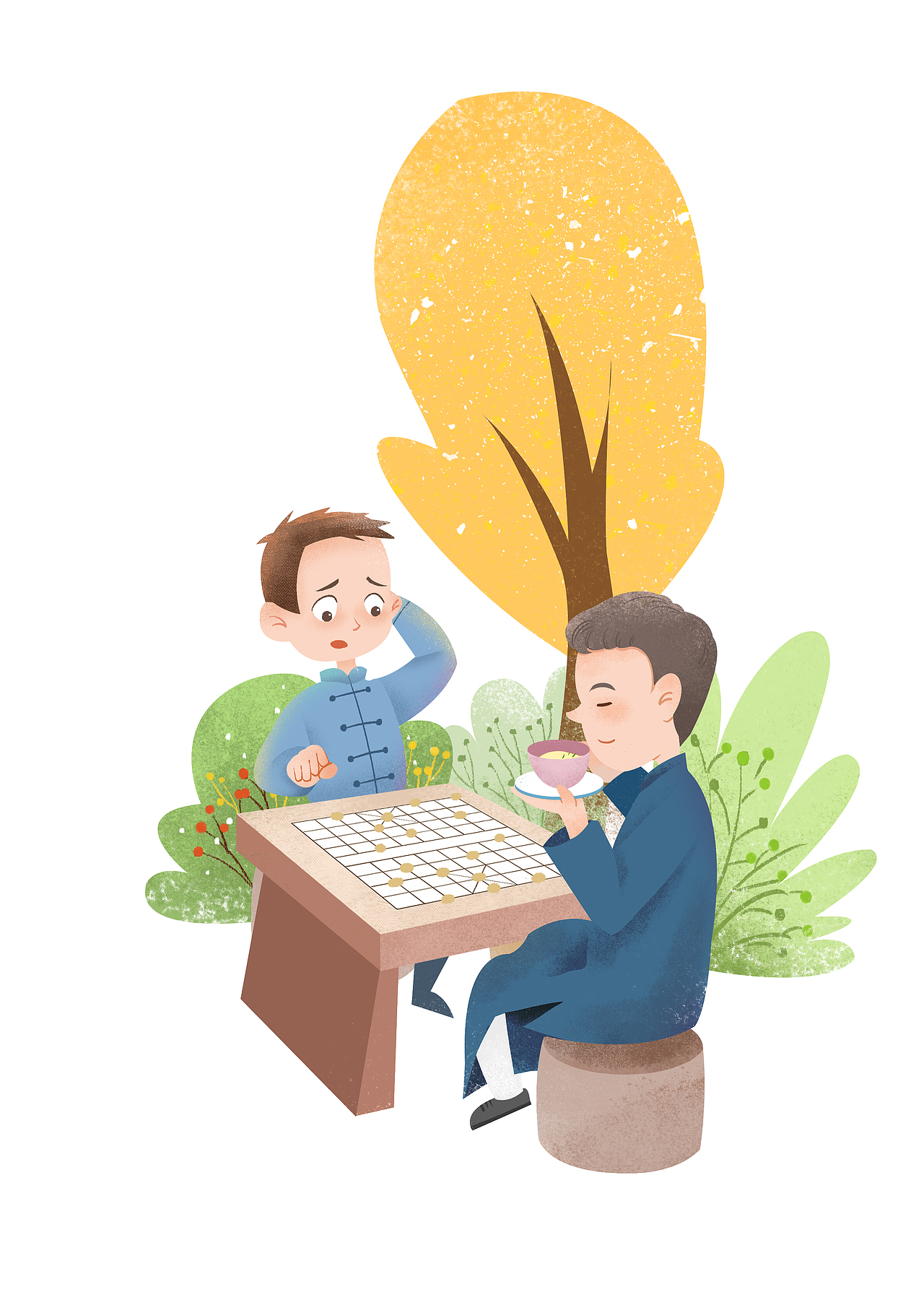 简约风插图（图ZMjY5MjYyODY4） - 儿童插画 - 站酷设计师春秋笔绘原创素材 - 站酷ZCOOL