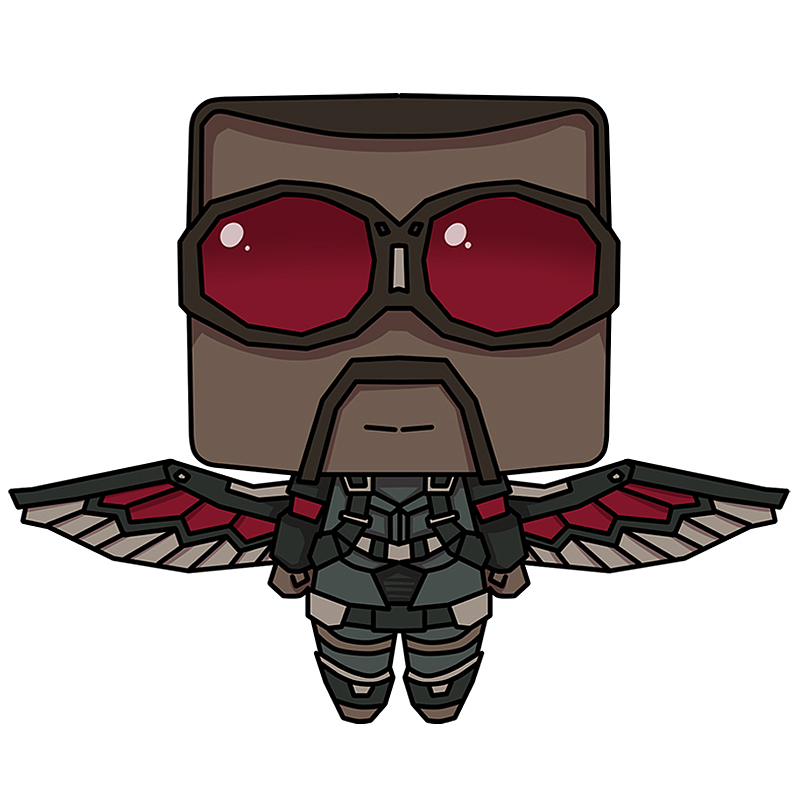 美国队长3：12位Q版漫威英雄（图ZNDg3NDM5MjQ=） - 单幅漫画 - 站酷设计师JessonWong原创素材 - 站酷ZCOOL