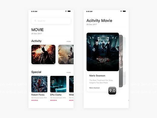 电影ui app