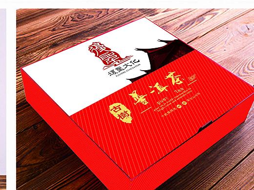 普洱茶礼盒（个人主页-ZMjU3MTcyODA=） - 包装 - 站酷设计师绘染原创素材 - 站酷ZCOOL