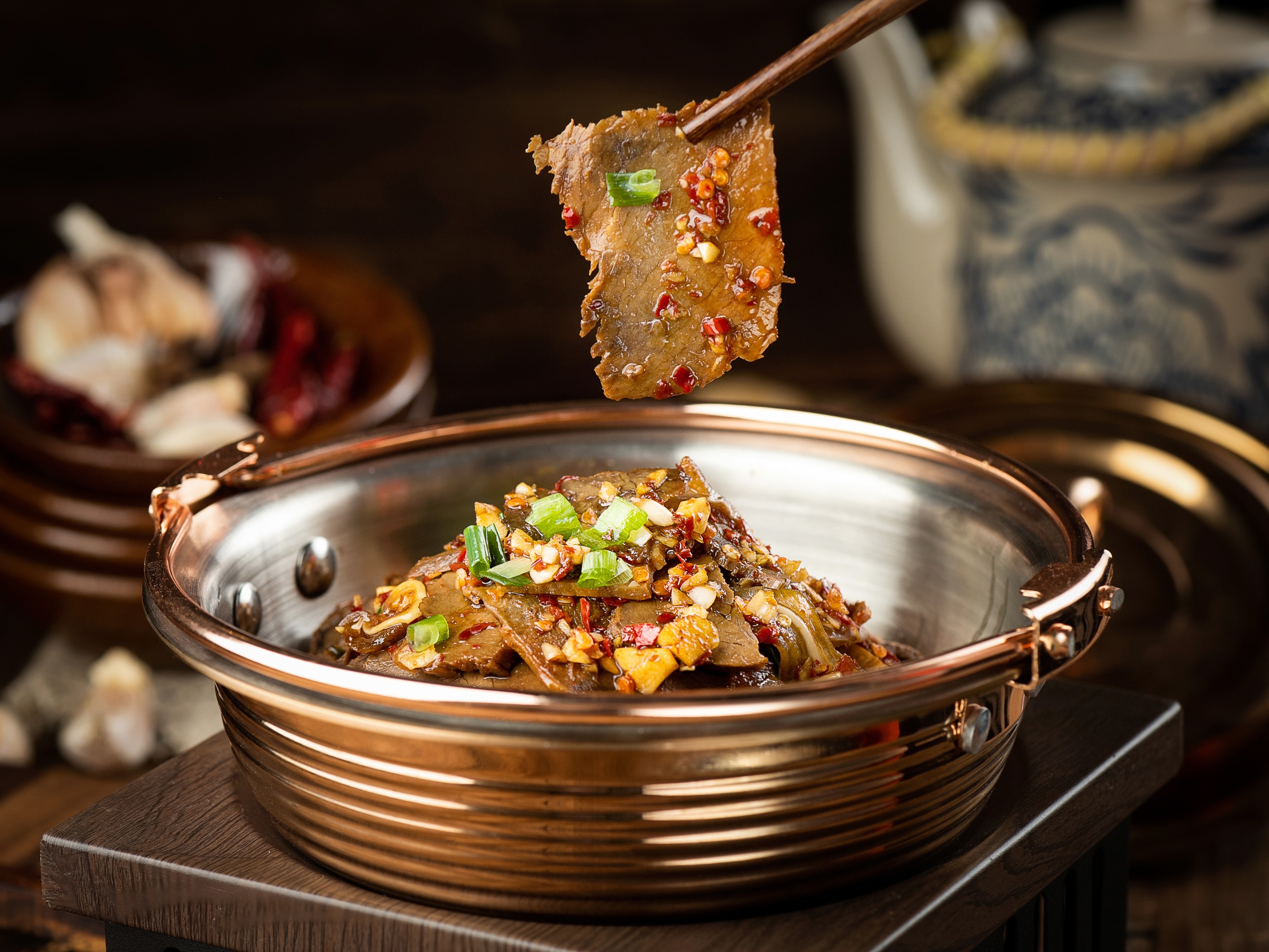 老品牌长沙文记热卤四合一,湘菜拍摄_缤果美食摄影-站酷zcool