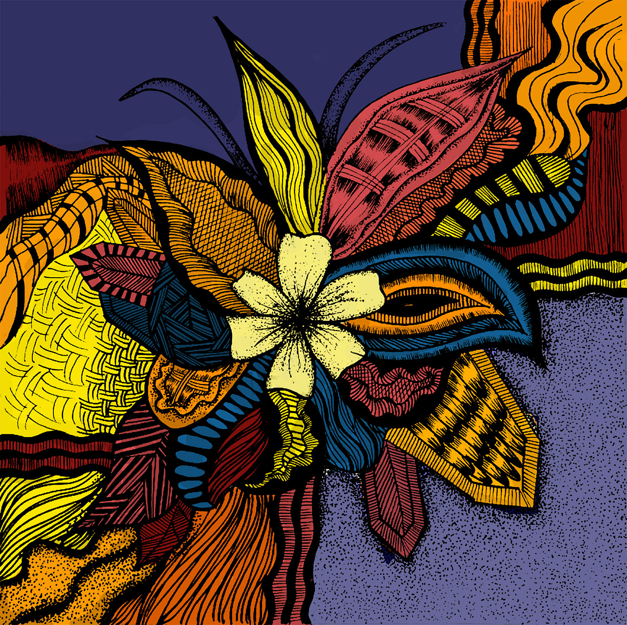 黑白 装饰性插画