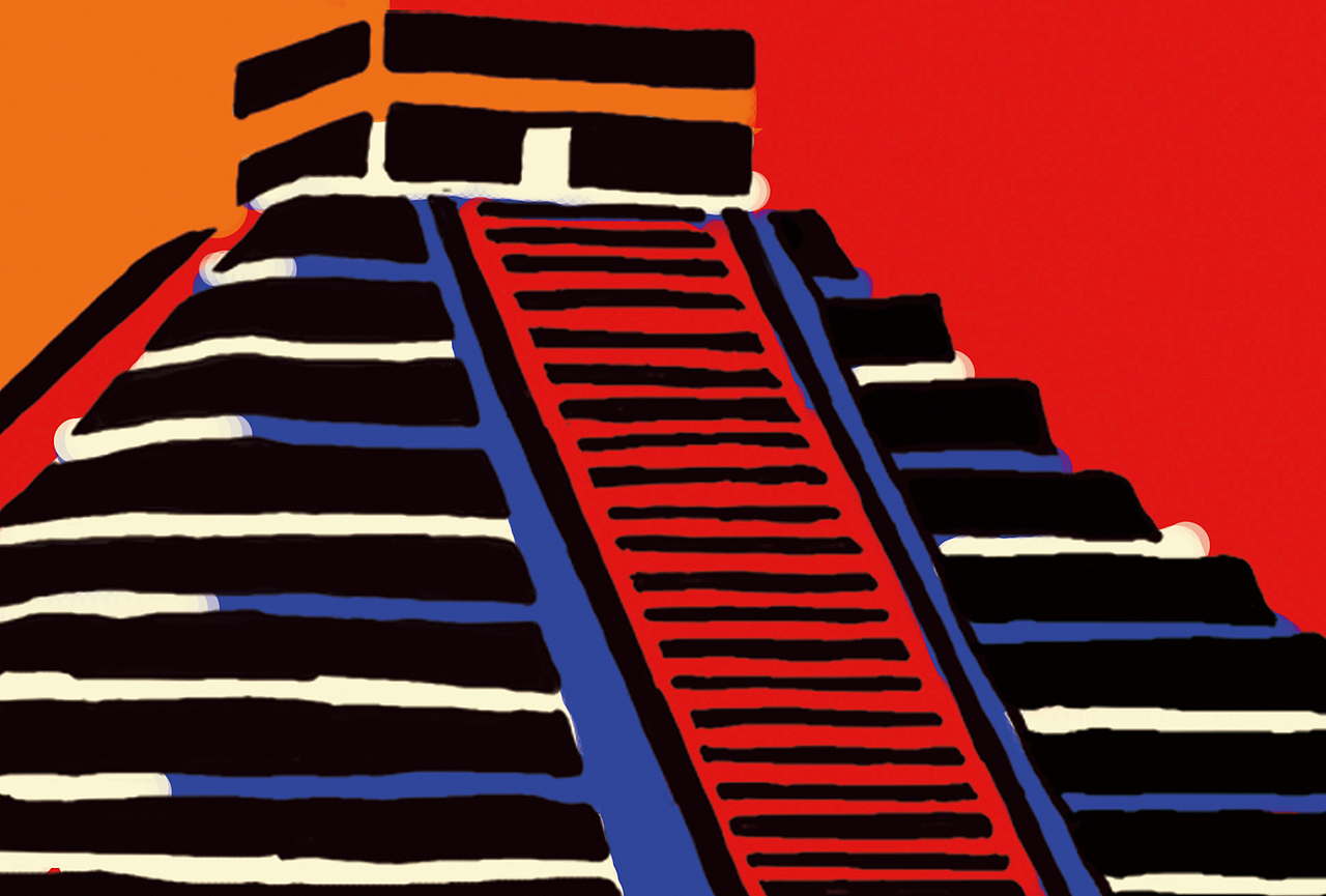 阿兹特克文明 玛雅文明 招贴及延展作品（图ZNTEzODc1ODQ=） - 海报 - 站酷设计师玉兔捣药药原创素材 - 站酷ZCOOL