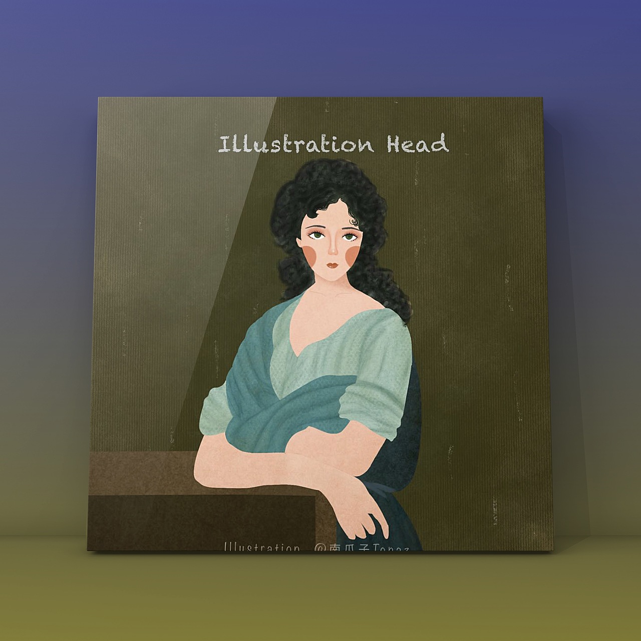 名画转插画系列（图ZMjI0Mjc1NzU2） - 创作习作 - 站酷设计师南瓜子Topaz原创素材 - 站酷ZCOOL