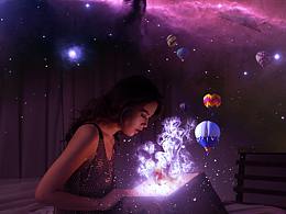 ps星云宝盒图片合成