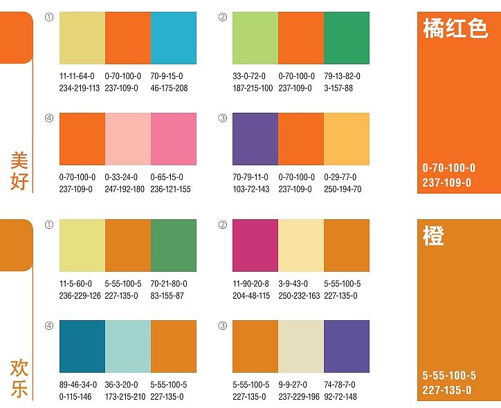 最舒服的颜色搭配方案②