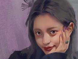 铺色法 厚涂过程