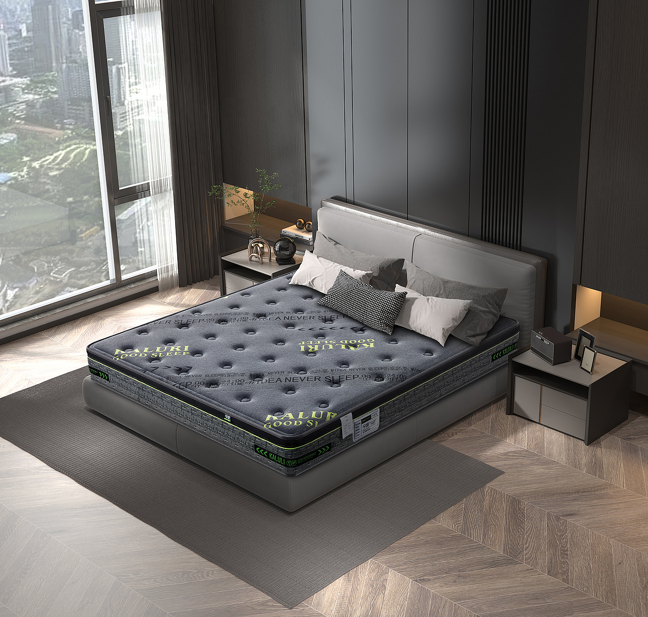 床垫场景渲染（图ZMzM5NDEwMTE2） - 产品摄影 - 站酷设计师家具摄影小楚原创素材 - 站酷ZCOOL