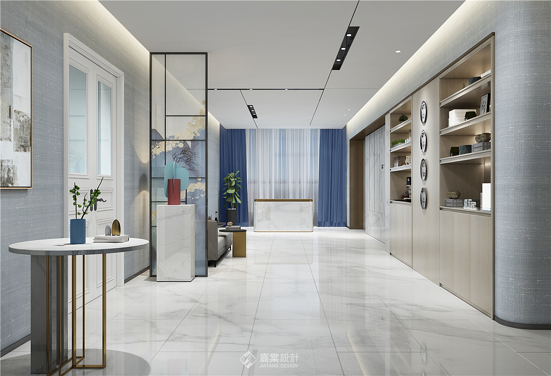 郑州龙湖一号办公效果图方案&郑州办公室装修公司（图ZMTUzMTg1ODIw） - 家装设计 - 站酷设计师嘉棠设计工作室原创素材 - 站酷ZCOOL