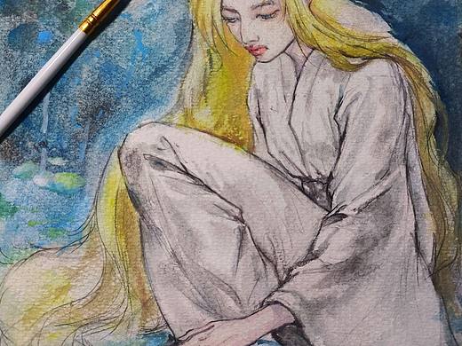 人生如水中月（水精灵）