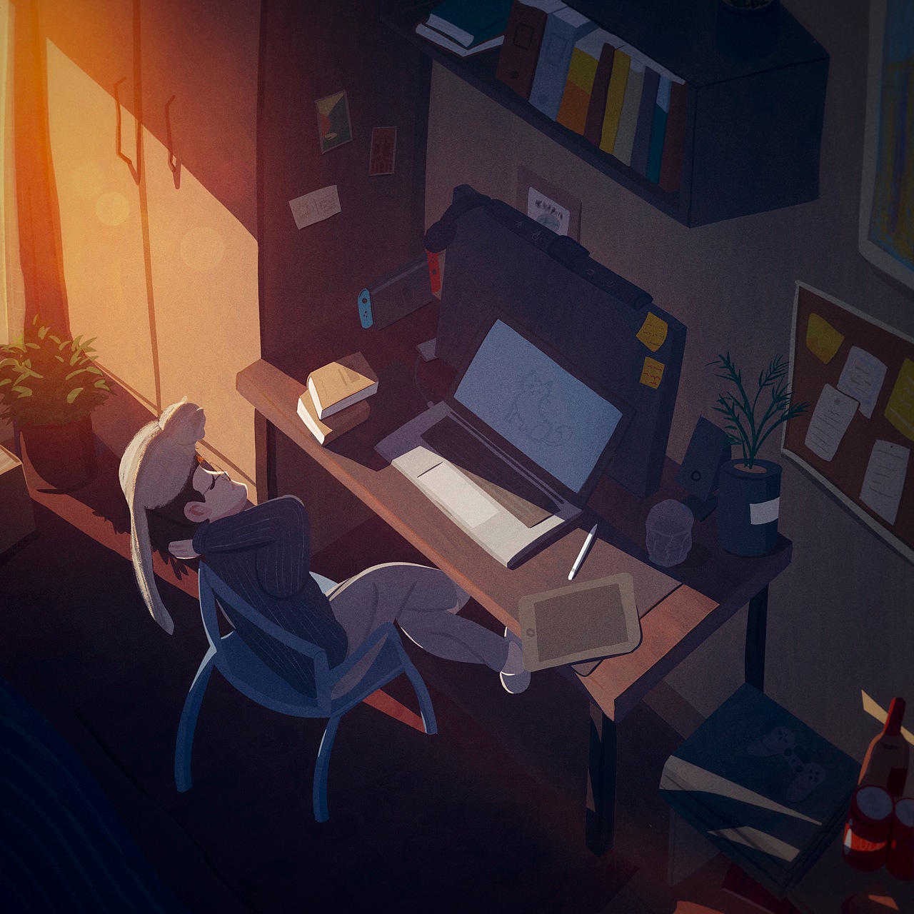 晚（图ZMjAwMjQyODMy） - 创作习作 - 站酷设计师designless原创素材 - 站酷ZCOOL