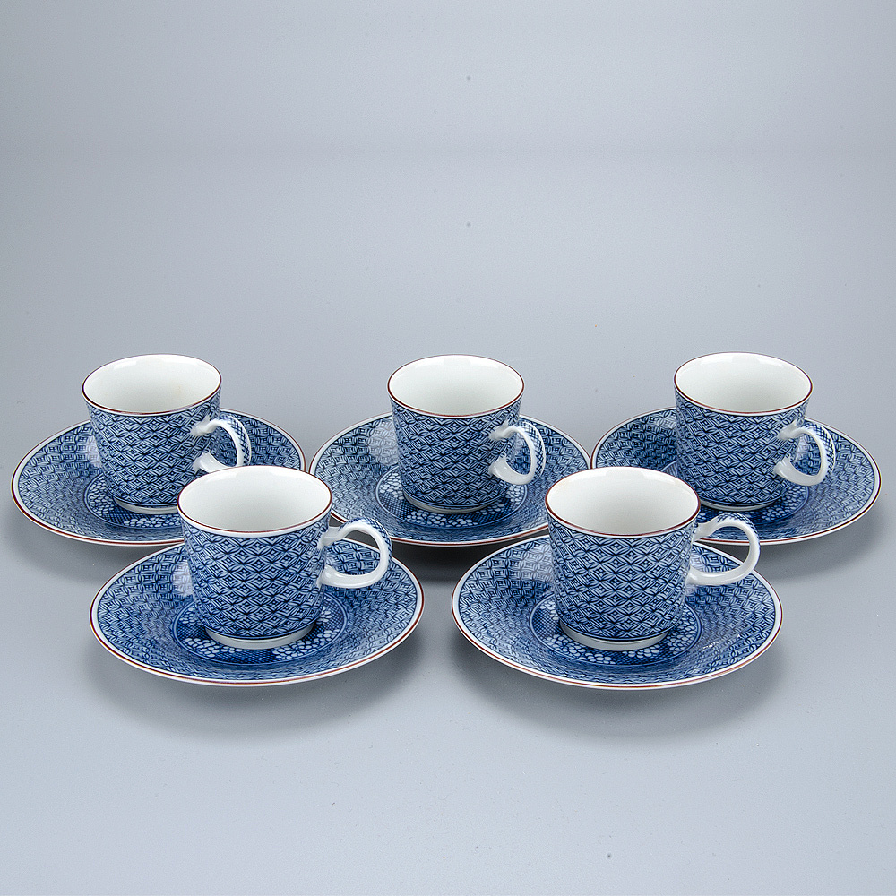 青花espresso咖啡杯