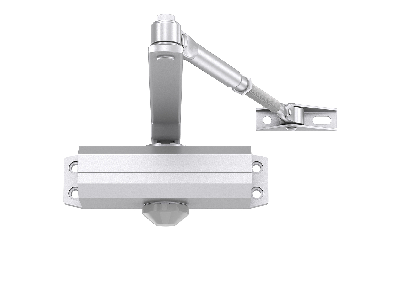 液压闭门器产品建模渲染