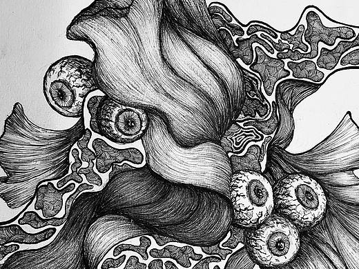 七宗罪 - 嫉妒 - 插画设计