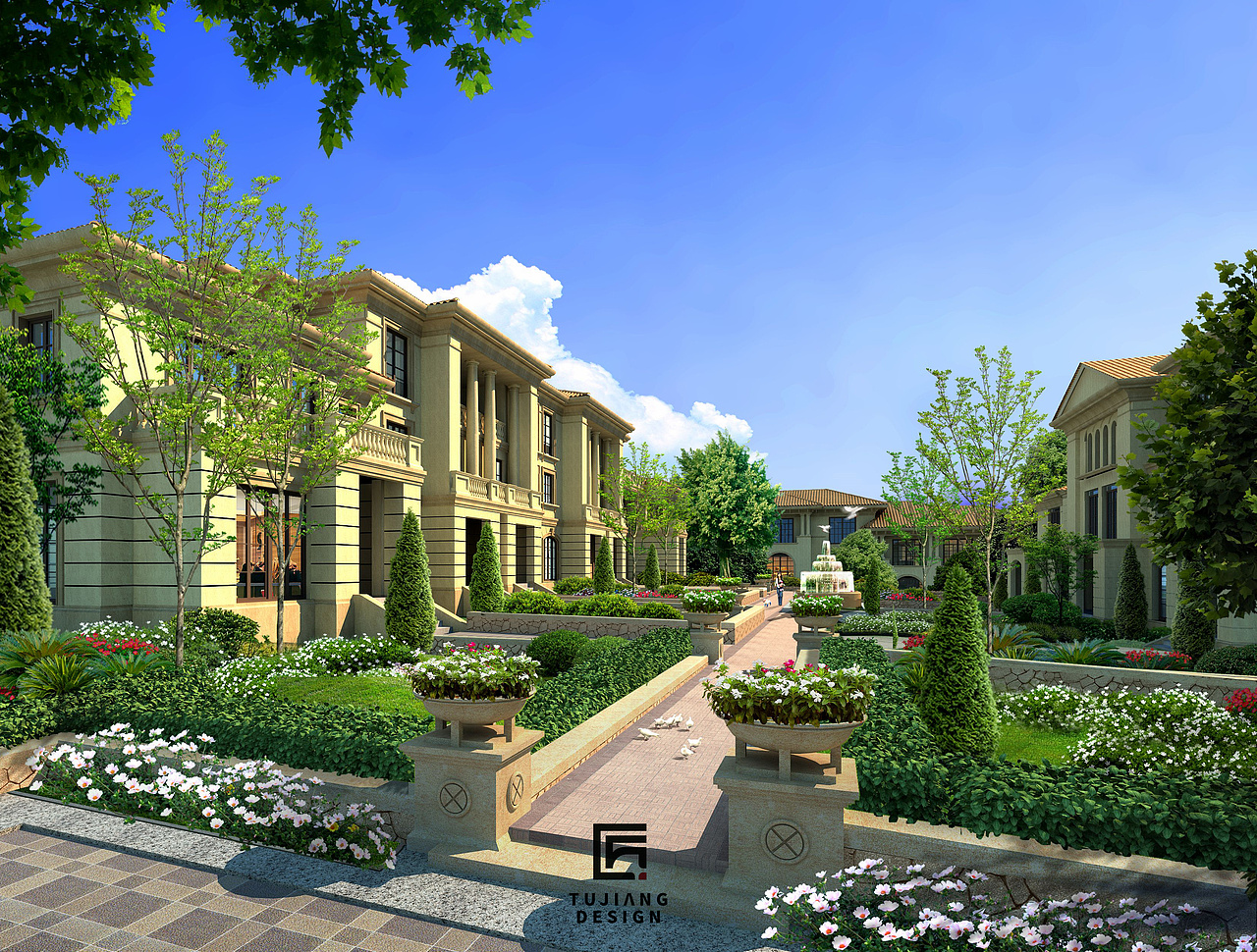 照片级室外效果图（图ZMzUzMTkwOTQ0） - 商业空间设计 - 站酷设计师Hy胡月原创素材 - 站酷ZCOOL