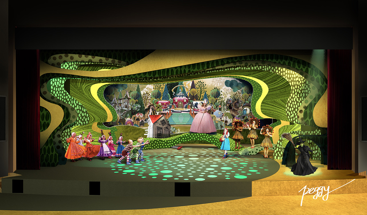 佩仪舞美设计儿童互动剧《绿野仙踪》