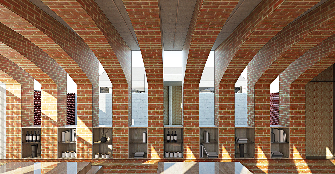 山东威海新建民宿-砖拱屋