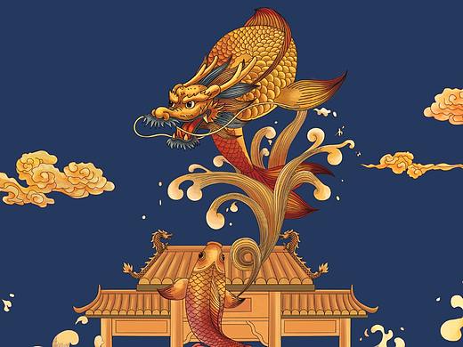 茶包装“鱼跃龙门”