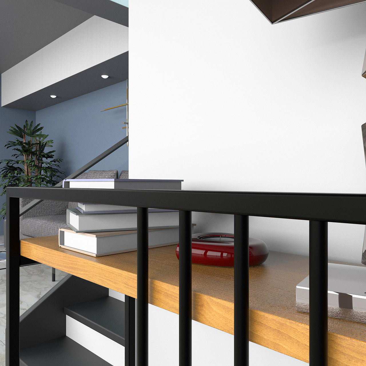 简约家具玄关柜建模渲染(redshift for C4D)