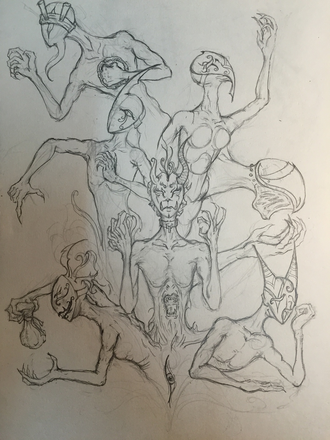 插画习作——七宗罪