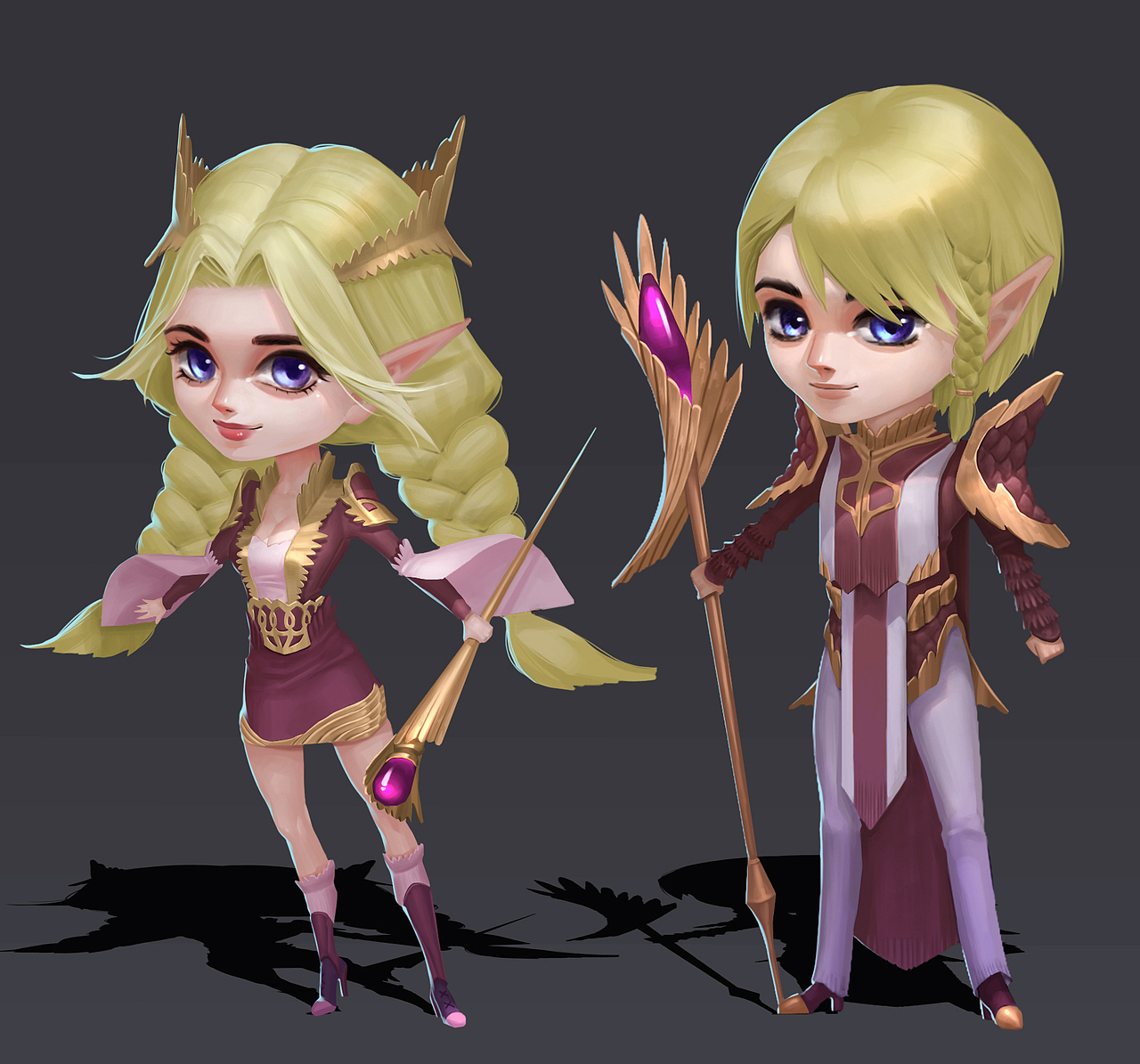 一组Q版设定练习