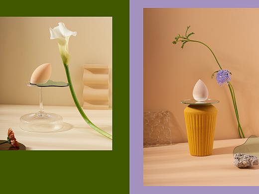EGG/花开花落/美妆蛋产品创意摄影