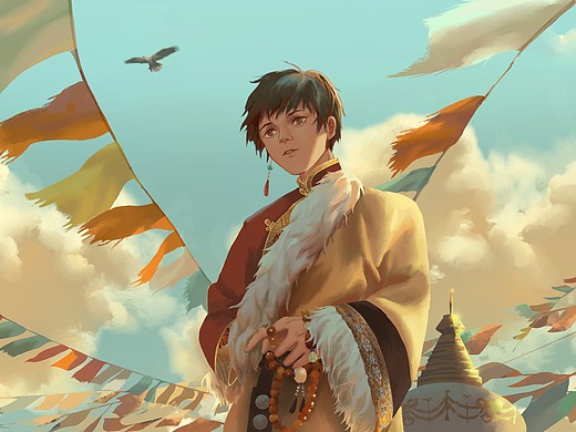 长生劫动画封面|插画|概念设定|八云猫藏 - 原创作品 - 站酷 (zcool)