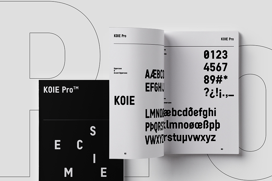 KOIE Pro Specimen 字体样本