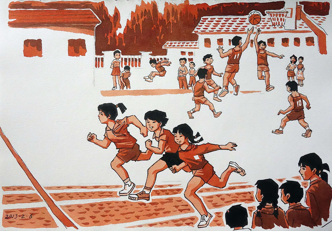 【田间小仙】—70年代插图（Ⅱ）（图ZNTY1NTUxMDQ=） - 儿童插画 - 站酷设计师田间小仙原创素材 - 站酷ZCOOL