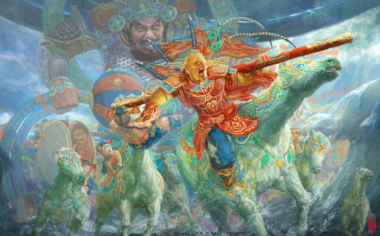 《齊天》系列第二弹（图ZODc4OTM4MzI=） - 游戏原画 - 站酷设计师徐子晖cicman原创素材 - 站酷ZCOOL