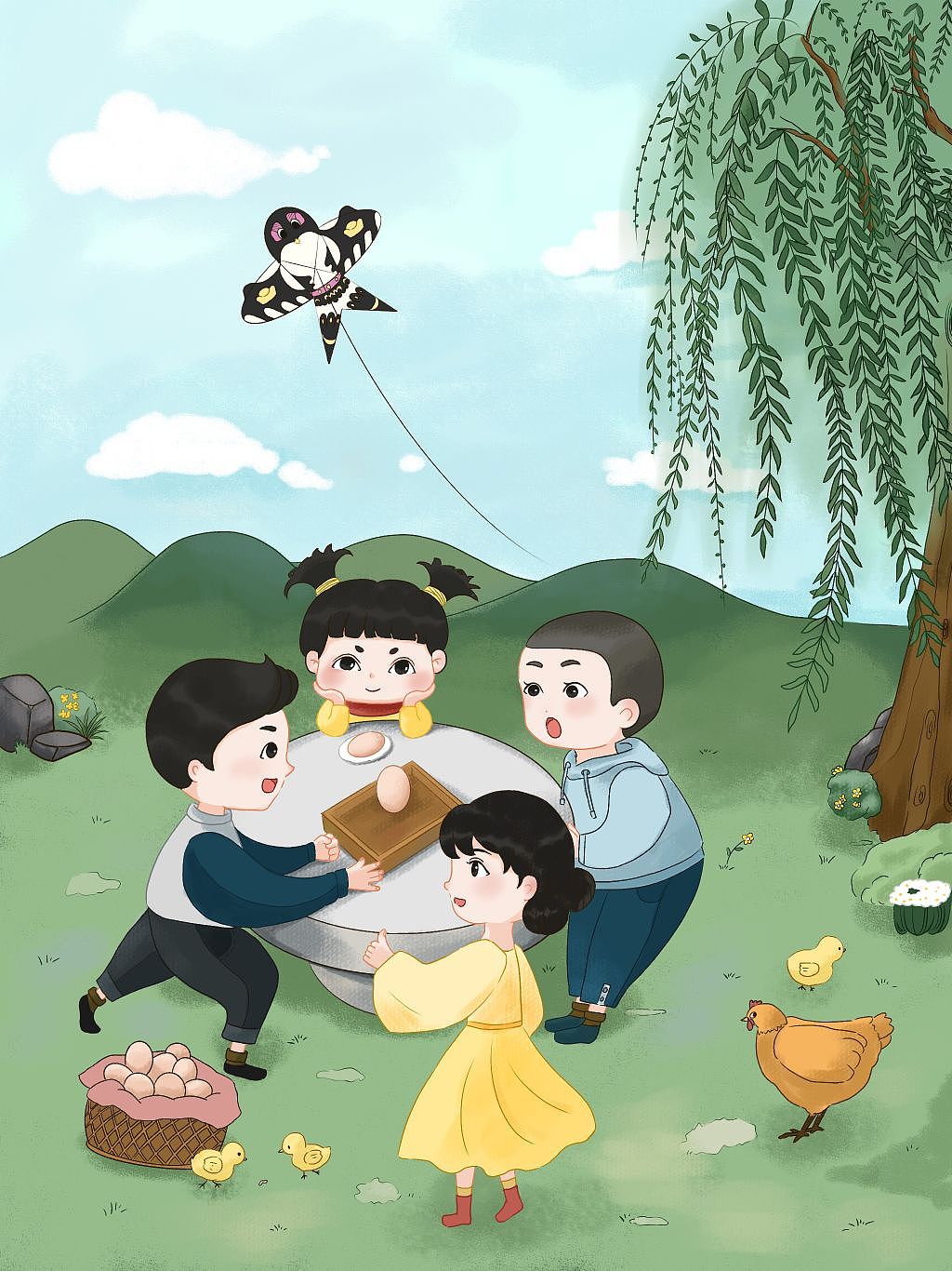 你会立蛋吗？（图ZMzM1MDI3MDIw） - 商业插画 - 站酷设计师微秒i原创素材 - 站酷ZCOOL