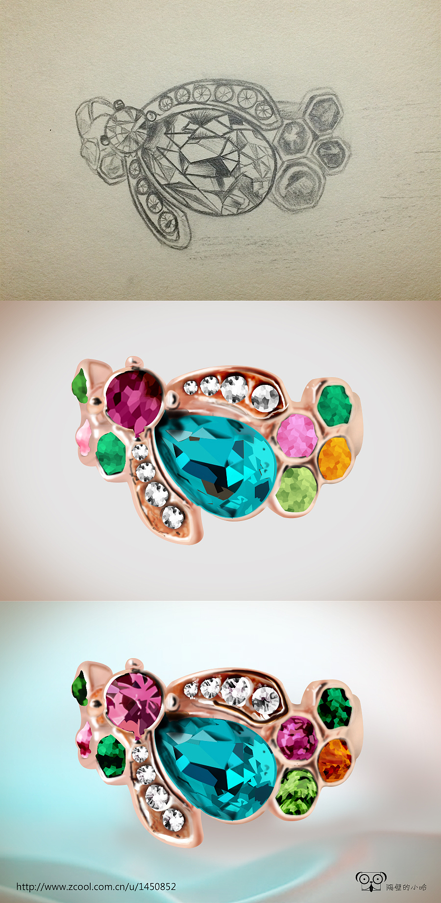 钻石写实作业（图ZMjE1ODI5MjQ=） - 创作习作 - 站酷设计师隔壁的小哈原创素材 - 站酷ZCOOL