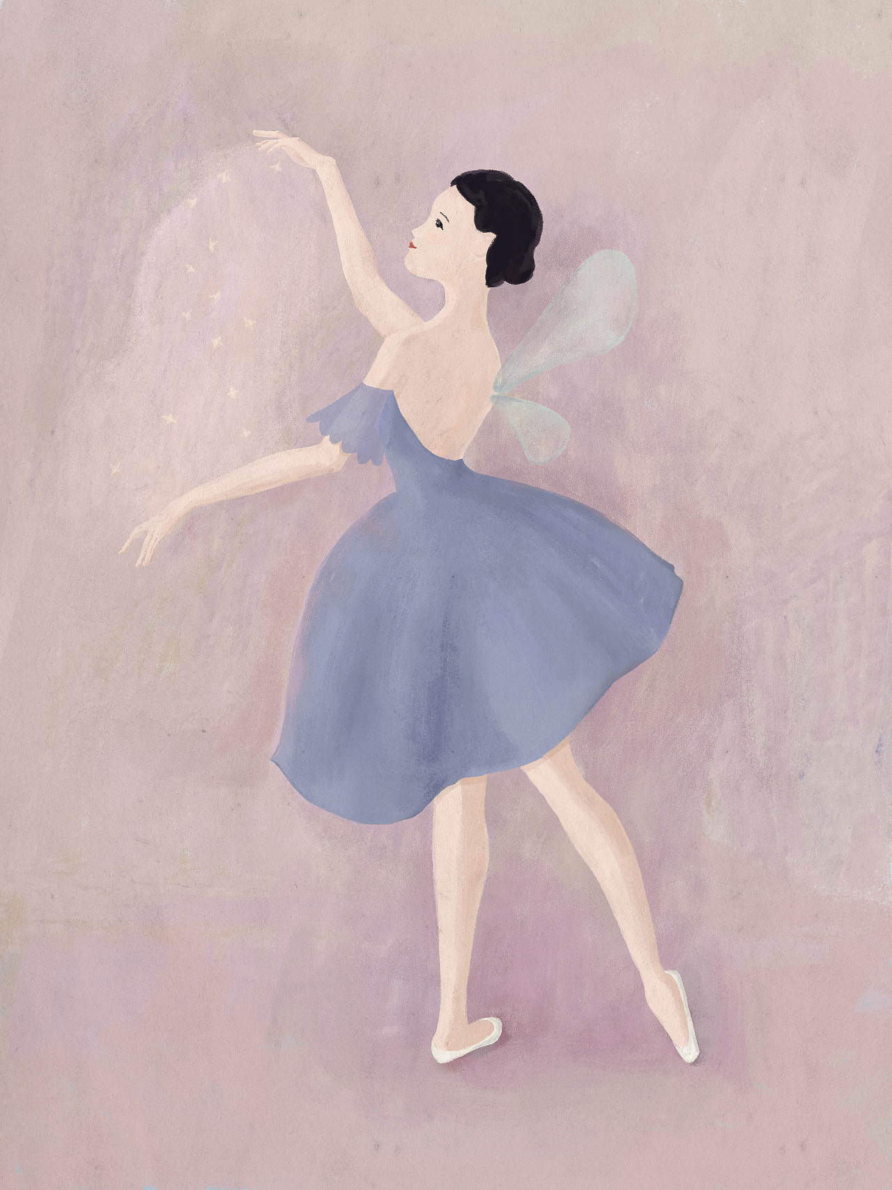 芭蕾女孩插画（图ZMjA3MDA4OTEy） - 商业插画 - 站酷设计师了乙原创素材 - 站酷ZCOOL