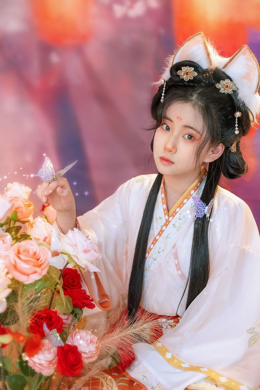 小狐仙闹新春（图ZMzI3OTA0MjQ4） - 人像摄影 - 站酷设计师一颗小崩豆儿原创素材 - 站酷ZCOOL