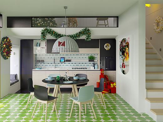 圣诞节场景可视化演示案例