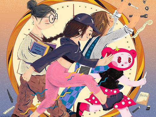 分身乏術(shù) 時(shí)間管理（個(gè)人主頁(yè)-ZNTE3NjE1MjQ=） - 創(chuàng)作習(xí)作 - 站酷設(shè)計(jì)師花哨西西原創(chuàng)素材 - 站酷ZCOOL