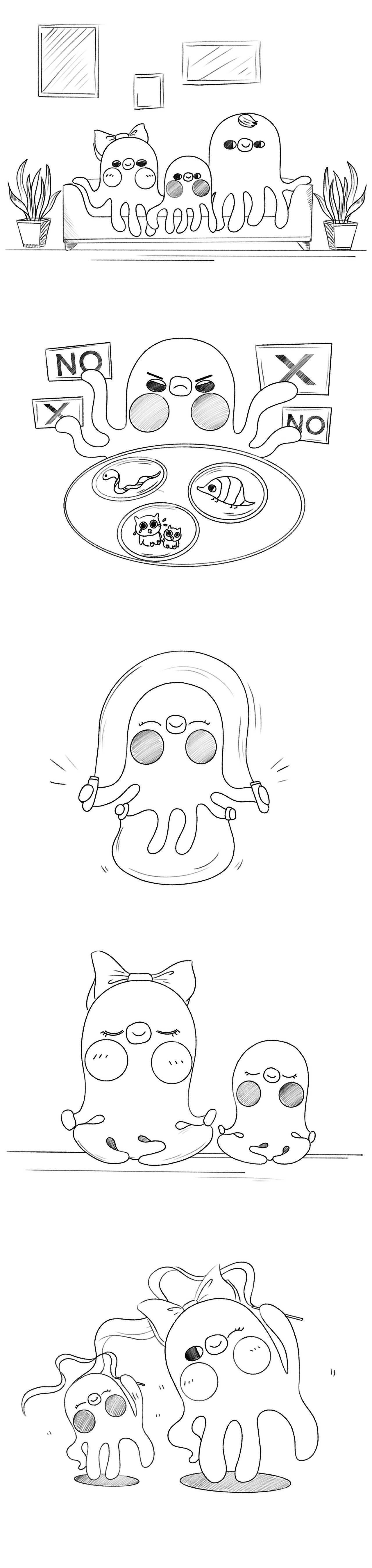 【小章鱼卫生教育漫画】公众号漫画