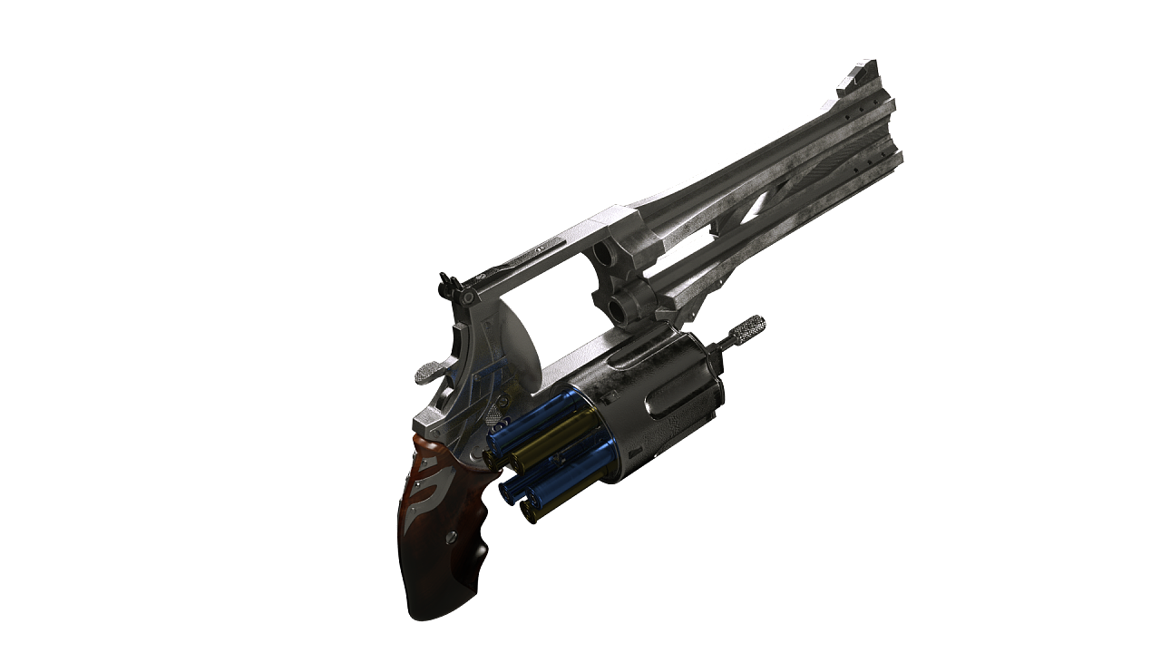 c4d建模鬼泣5湛蓝玫瑰