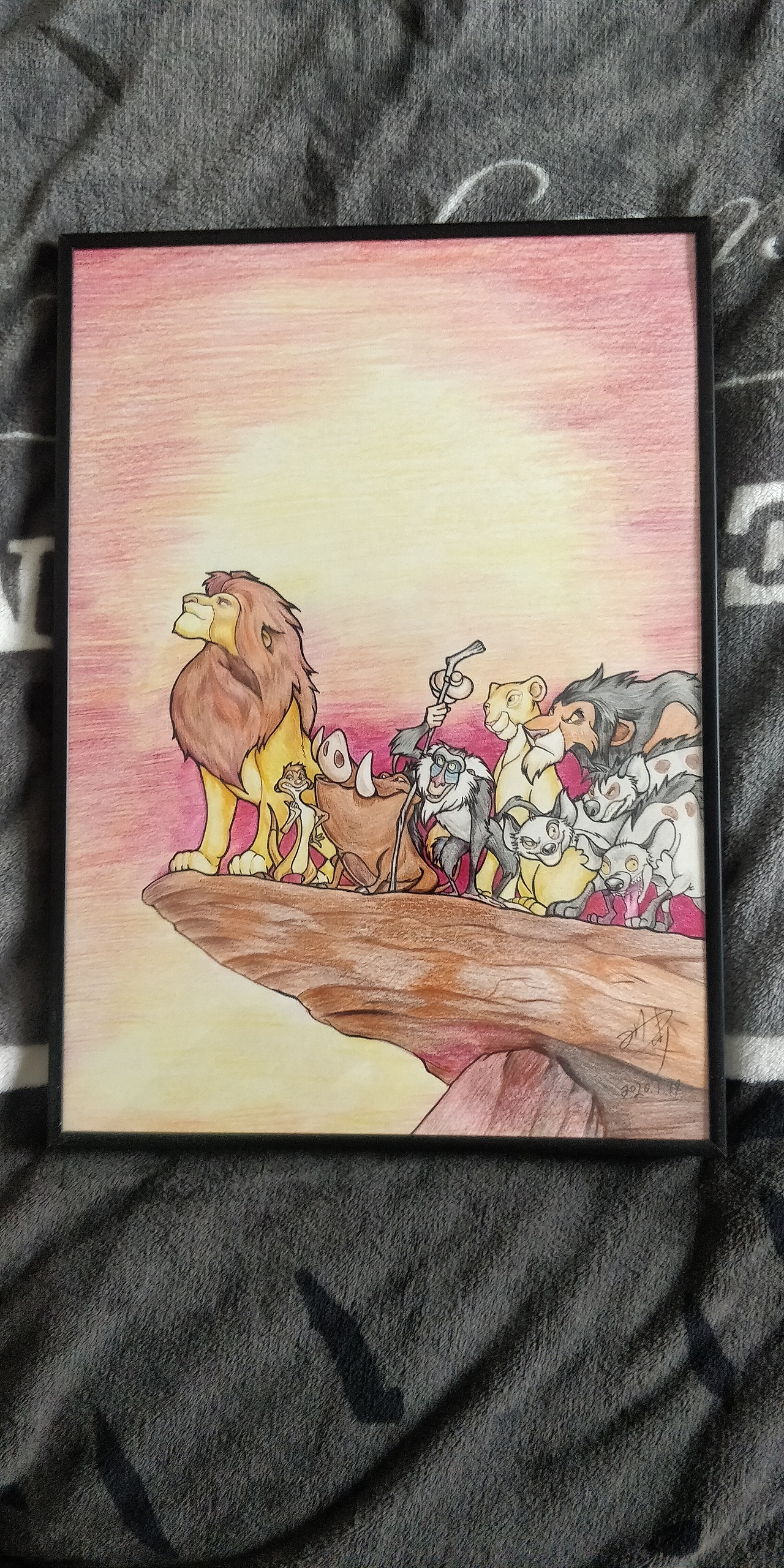 狮子王彩铅|动漫|单幅漫画|心跳回忆xiaoxiao_临摹作品-站酷zcool