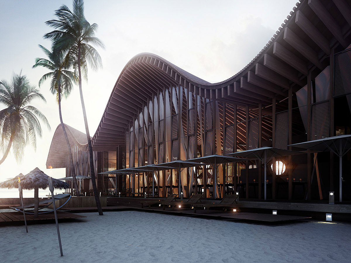 ZINGVR全球优秀建筑设计:马尔代夫概念度假区